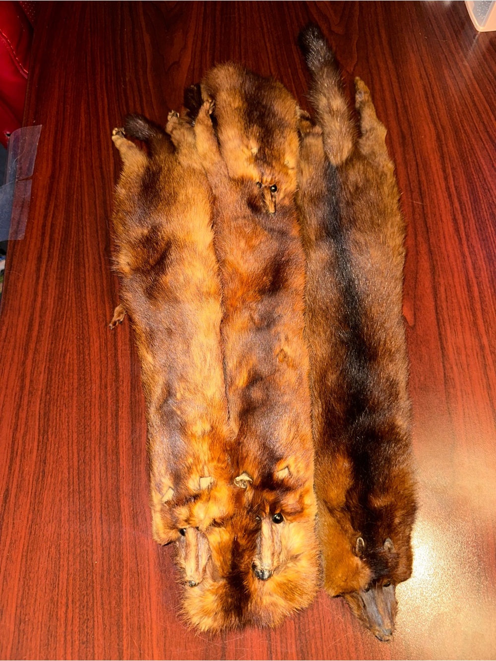 Full-Body Pelt Stole Mink Fur Scarf